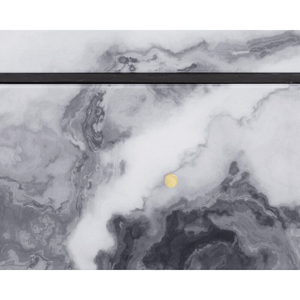 Cordero Black / Antique Brass Dresser